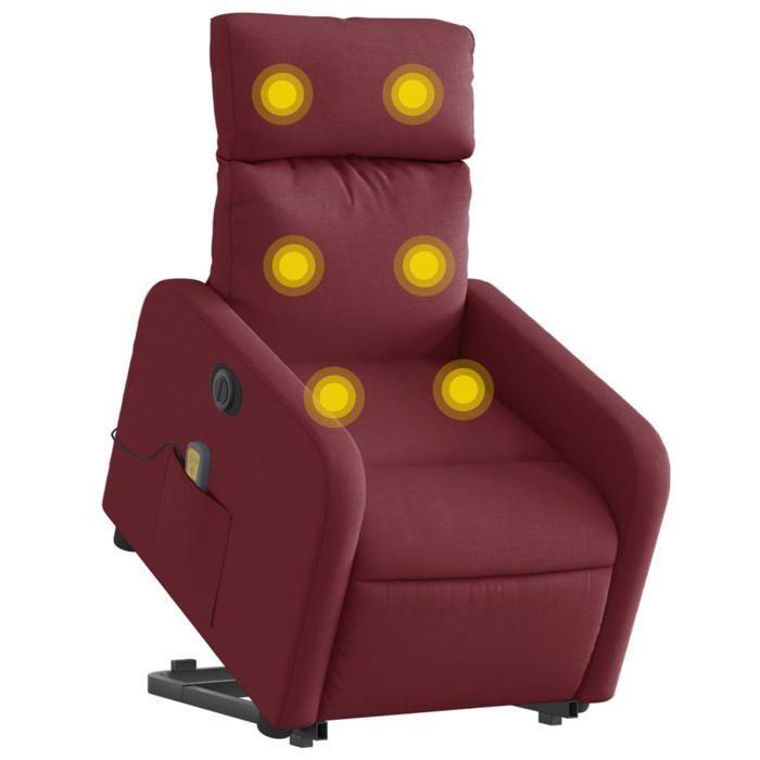 VidaXL Electric Massage Recliner, Relaxation Chair with Adjustable Backrest and Footrest, Salon Seat 3206729