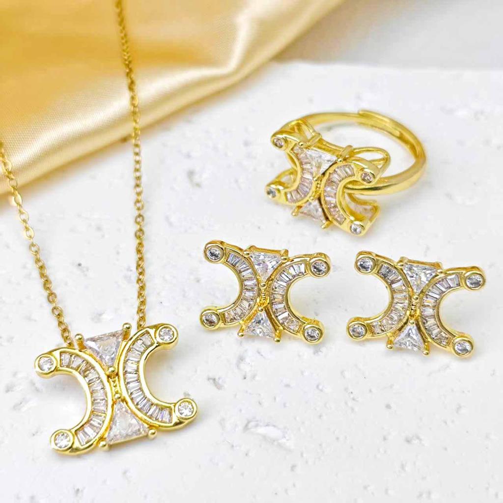 Women's Gold-Plated Copper Necklace: Luxury Fu Lu Pendant Clavicle Chain - Versatile Fashion Accessory