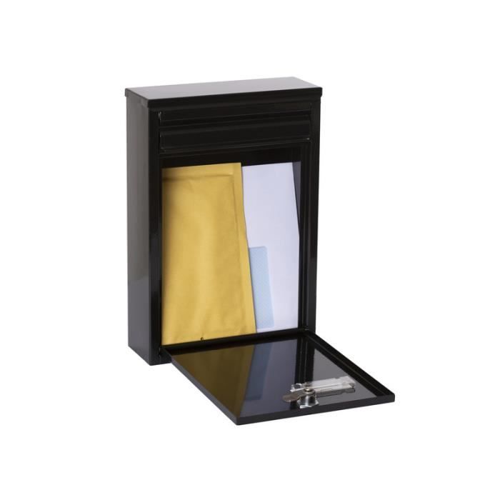 Boîte Aux Lettres - ARREGUI - Zaguán E5754 - Acier - Individuelle - Noir