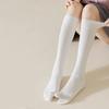 Knitted JK Calf Long Socks Thin Mid-tube Stocking Women All Match Two Toe Stockings  Lolita