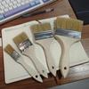 Wooden Handle Hog Bristle Multi-Purpose Brush - Paint, BBQ, Tool, Dusting, Hog Hair