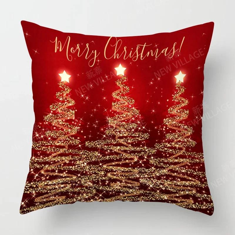 Poszewki na poduszki z serii świątecznej, pokrowce na poduszki na sofy, dekoracja domu, można je dostosować na uroczystości świąteczne 40x40 50x50 60x60 35x35