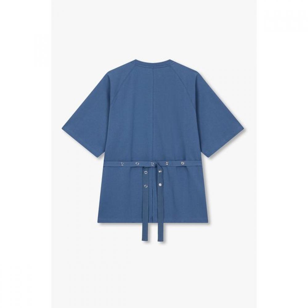 STudio Tomboy ShorT Sleeve T shirT sTrap eyeleT deTail 9106222214