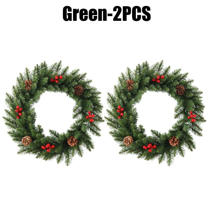 Weihnachtskranz Rebe Feiertagsdekorationen für Zuhause Tür Wand Tisch Mittelstück Festliche Weihnachtsfeier Saisonale Ornamente