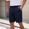 Herren Frühling und Sommer Anzugshorts Lässige Mittellange Hosen, Fünfviertellange Hosen