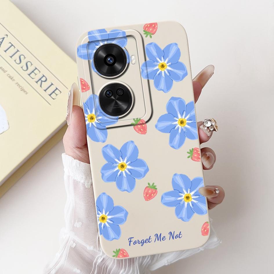 Nova 12 SE Hülle Für Huawei Nova 12 SE Cover 2024 Mode Bemalt Flüssigsilikon Anti-Fall Schutz Stoßfänger Für Nova 12SE Funda