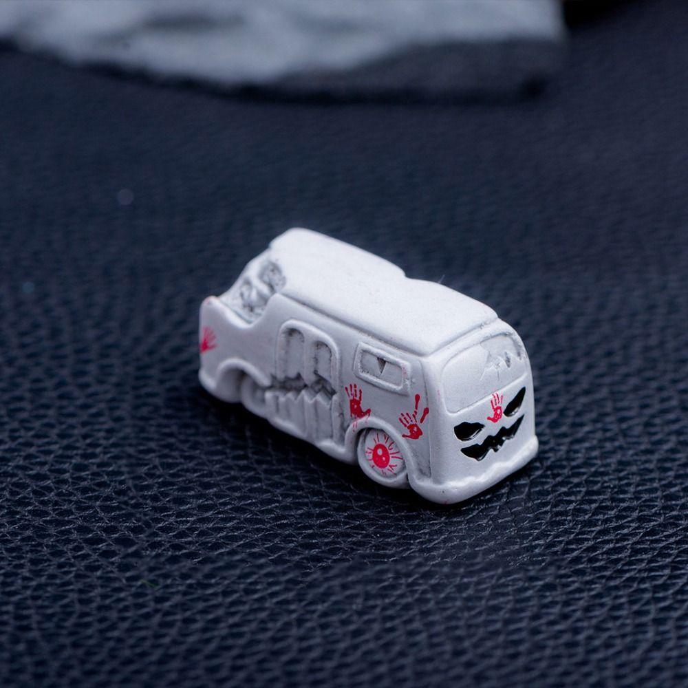 Castle Car Wizard Halloween Miniature Figurine Desktop Knick-knack Festival Supplies