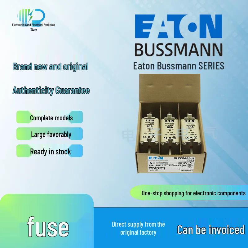 

Bussmann PV-32ANH1, PV-40ANH1, PV-50ANH1, PV-63ANH1 Fuses 32A NH1
