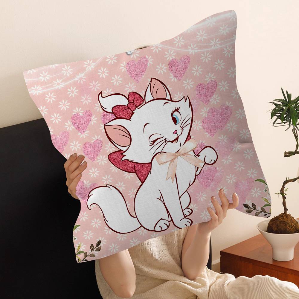 Cartoon M-Marie Cat Pillow Cover Design cushion Cover decor Holiday Decorati