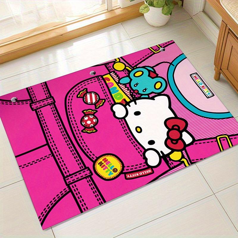 

1 шт. Коврик-карман Hello Kitty с конфетами - Милый декор|Офисный коврик|Уличный коврик|Подарок для декора домаz2717 60cm by 90cm
