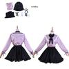 Miku Vampire Hatsune Outfit Skirt Cosplay Anime Women Halloween Costume Party