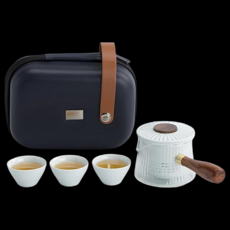 Nanshan Mr. Japanese Portable Ceramic & Glass Tea Set