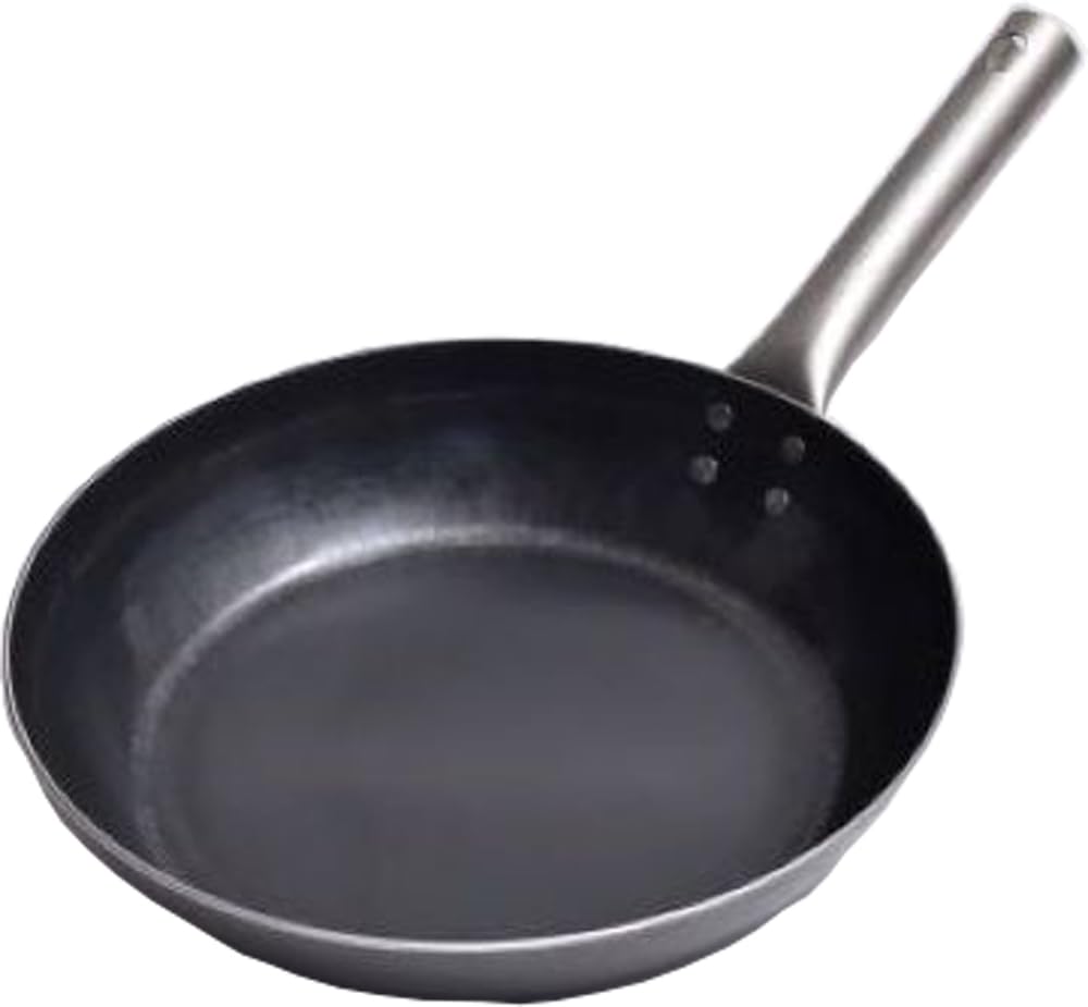 Advanced Door Yamada Industrial HANAK0 Hammered Titanium Handle Frying Pan (Flat) 26cm HF-26