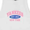 New MLB New York Yankees Tank Tops Women's Ecru 3FTKV0243-50WHS