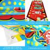 KatchOn, XtraLarge Welcome To The Carnival Banner - 120x20 Inch | Carnival Decorations | Circus Games Decoration for Event Outdoor | Circus Banner