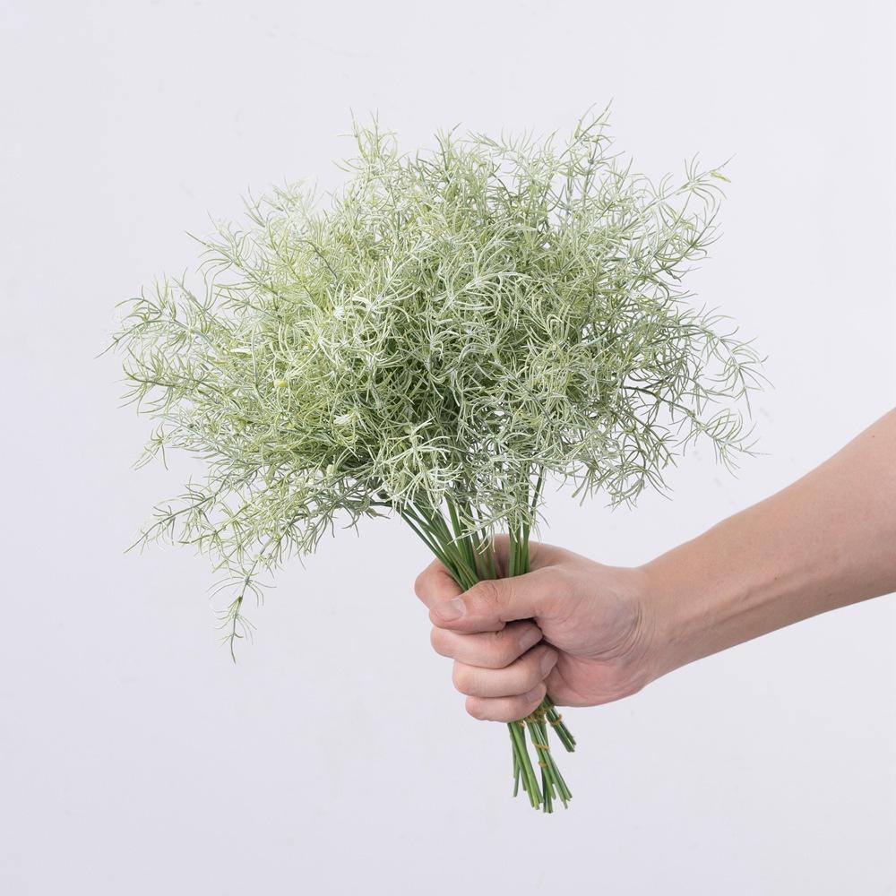 18pcs Faux Rosemary Plants - Artificial Green Shrub Plants for Farmhouse, Garden, Porch, Patio, and Wedding Decorations, Perfect for Reunion Occasions