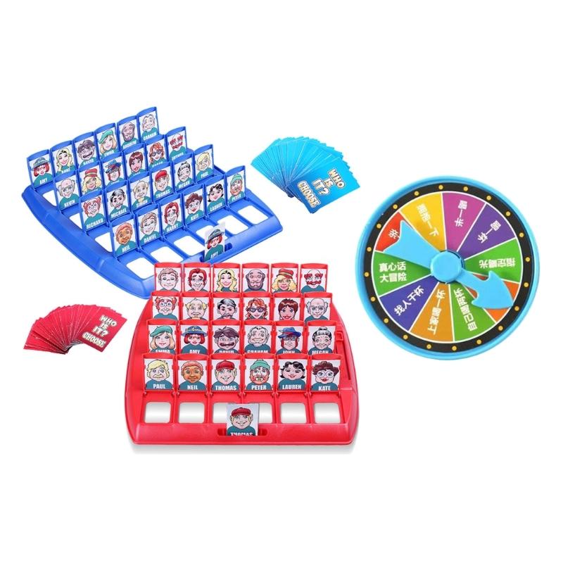 

Guesses Character Card Board Game Two Player Logics Training Puzzle Toy Parent-child Interaction Toy Gift for Kid Adult
