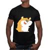 Gift Idea for Kids Cartoon Cute Hamster Design for Birthdays and Holidays Men Women Black Multicolor T Shirt