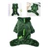 Dog Cartoon Costume Cute Dinosaur Shape Soft Coral Fleece Warm Dog Halloween Costume Winter Hoodie Clothes for Dogs Cats