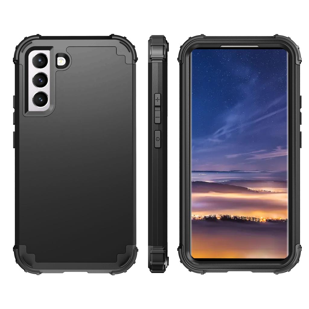 FOR Galaxy S22, Heavy Duty Armor Rugged Case Shockproof Drop-Proof Scratch-Resistant Tough Cover For Samsung Galaxy S22+ Plus 5G