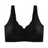 Seamless Large Chest Small Full Cup Bra Anti-sagging Wide Shoulder Strap Pressure Relief Jelly Strip Large Size Bra