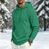 Men's Color Pullover Hoodie Versatile Casual Everyday Wear