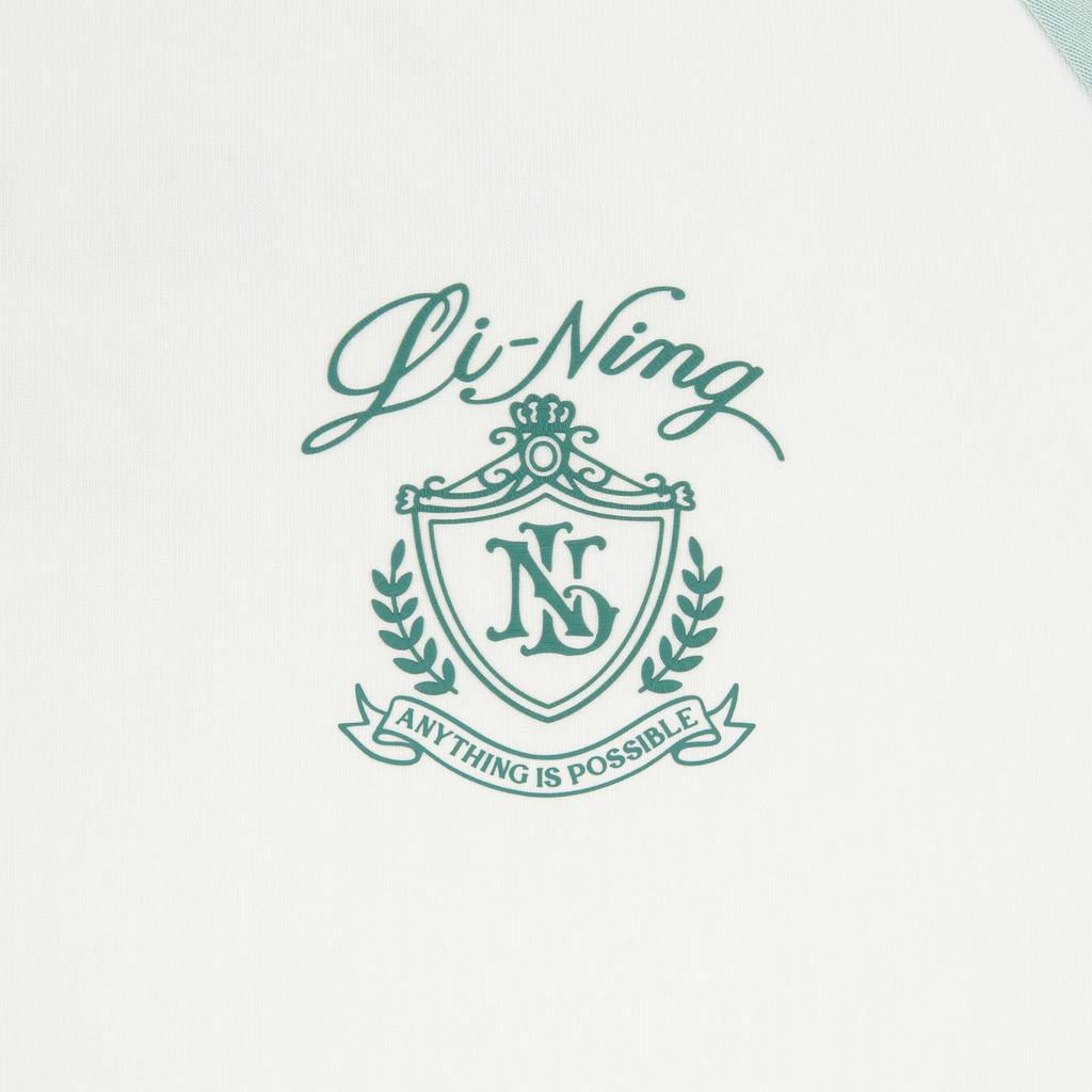 Li-Ning Quick-Dry Cool Round Neck Logo Short Sleeve T-Shirt Women tops AHSW416-3