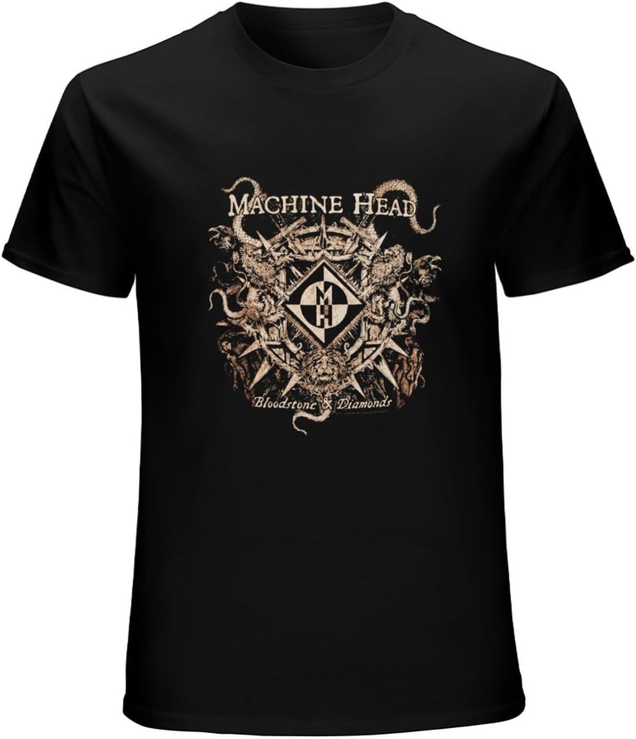 Machine Head Bloodstone Diamonds Songs Mens T Shirt Black XL чёрный