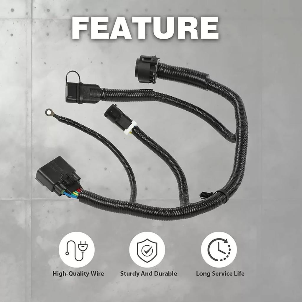 OE 5L3Z-13A576-BA Towing Wiring Harness 7 Pin Plug for Ford F-150 2005-2008