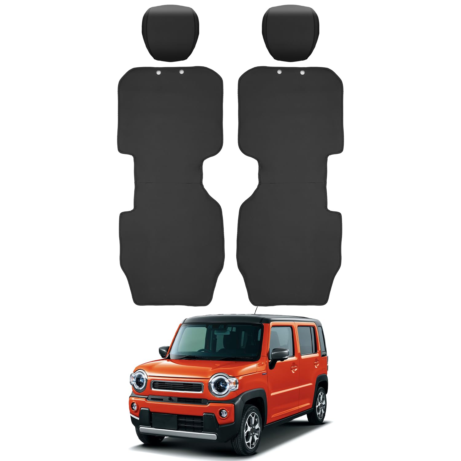 

Чехлы на сиденья Cartist для New Hustler 2020, полная защита, изготовленные на заказ для интерьера сиденья и заднего сиденья, индивидуальная посадка, 2 черных MR52S/MR92S чёрный