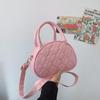 Childrens Cute Heart Embroidered Girls Pu Mini Bag With Breathable And Lightweight Design For Kindergarten Use
