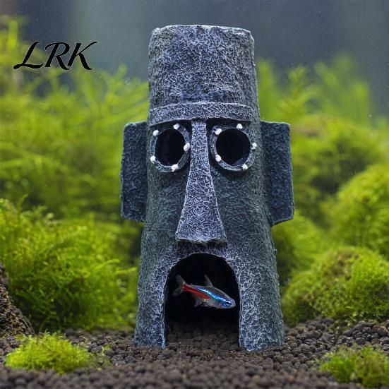 Snail Aquarium Accessory Pineapple House Fish Tank Decor, Resin Cartoon Ornament with Landscaping Hollow Caves, Hideout Caves for Shrimp Snails, Funny