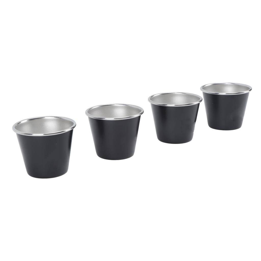 Small Metal Cups 304 Stainless Steel Stackable 5x5x4cm