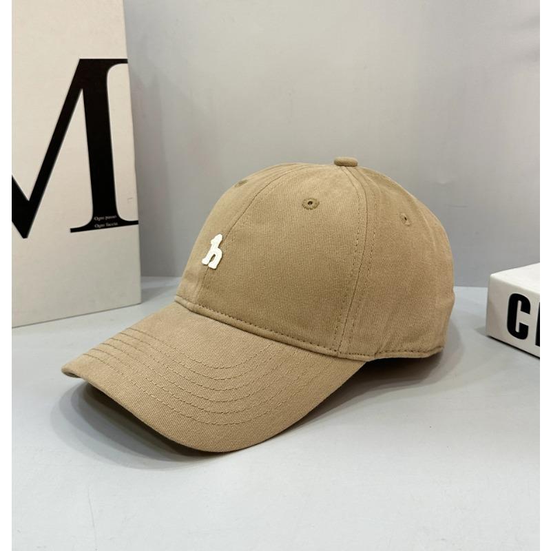 Four Seasons Embroidered Baseball Cap Children's Fashion Versatile Large Wide Soft Top Cap Men