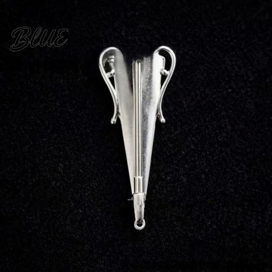 Stylish Floral Brooch Vase Flower Holder Pin Insert Alloy Lapel