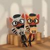 Funny Cute Cartoon Cat Twist Hair Clips Hairgrip For Women Girls Cat French Twist Banana Hair Claw Barrettes Hair Accessories