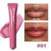 Samtiger Lipgloss in nackten Farben, Feuchtigkeitsspendender leuchtender langanhaltender hydrierender Spiegel-Flüssiglippenstift, Leicht und angenehm