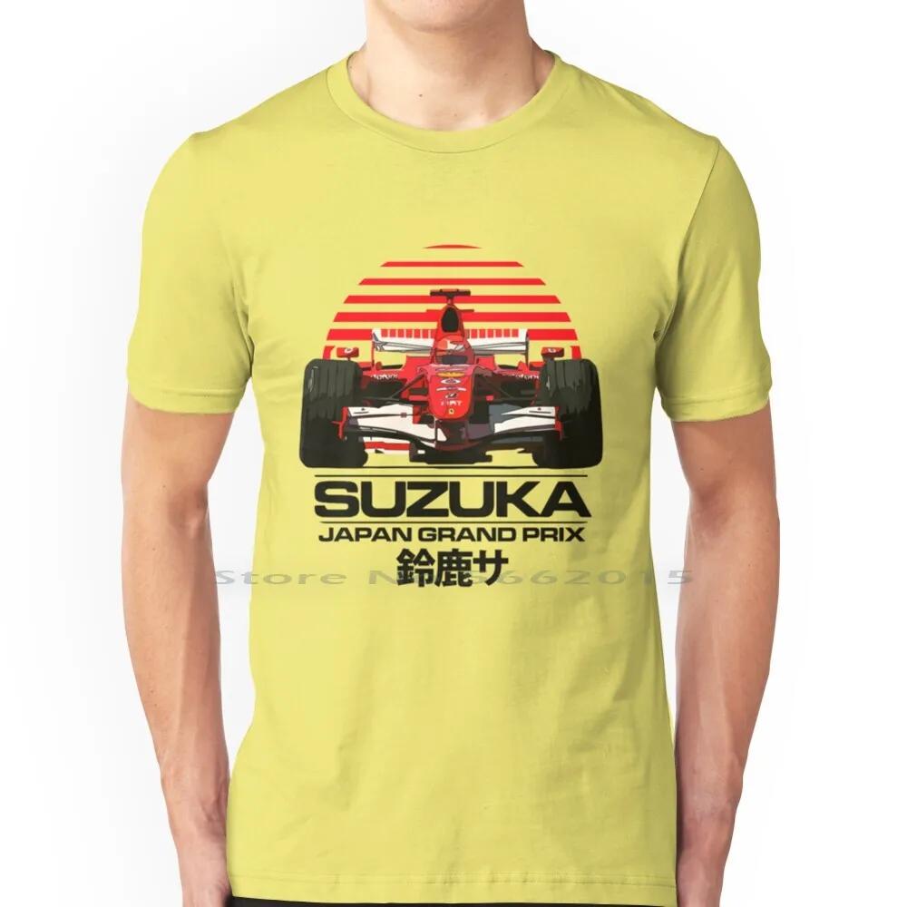 Michael Schumacher Suzuka Japonská Grand Prix Tričko 100% Bavlna Závodní Jezdec Michael Schumacher Schumacher F2002 Závodní