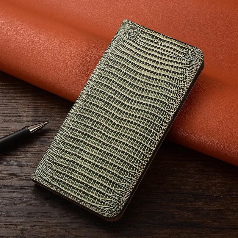 

Vintage Lizard Pattern Leather Cover for Realme X XT X2 X3 X7 Max X50M X50 X9 Pro Ultra Magnetic Flip Wallet Phone Case Realme X зелёный