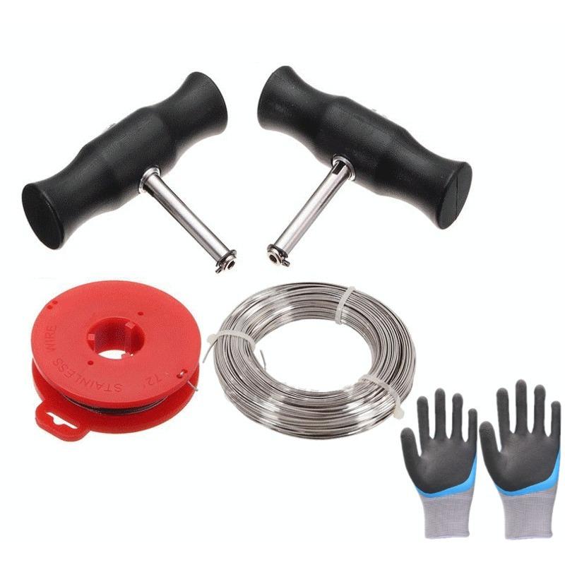 Windscreen Removal Tools, Car Window Removal Tool, Handles, Wire Installation, Universal Tool Set for Removing Windscreen Car Kit