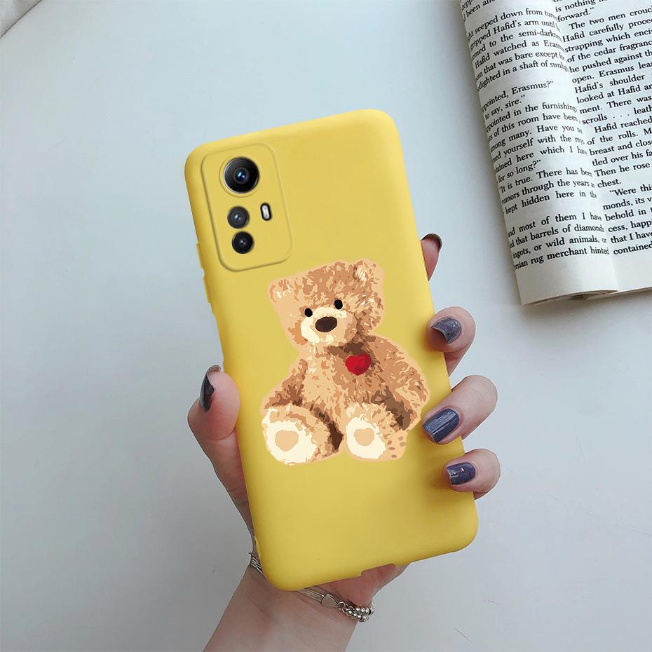 For Xiaomi Redmi Note 12S Case 4G Cat Cartoon Cute Silicone Back Cover for Redmi Note12s 2023 Fundas Note 12s 12 S 4G Soft Cases