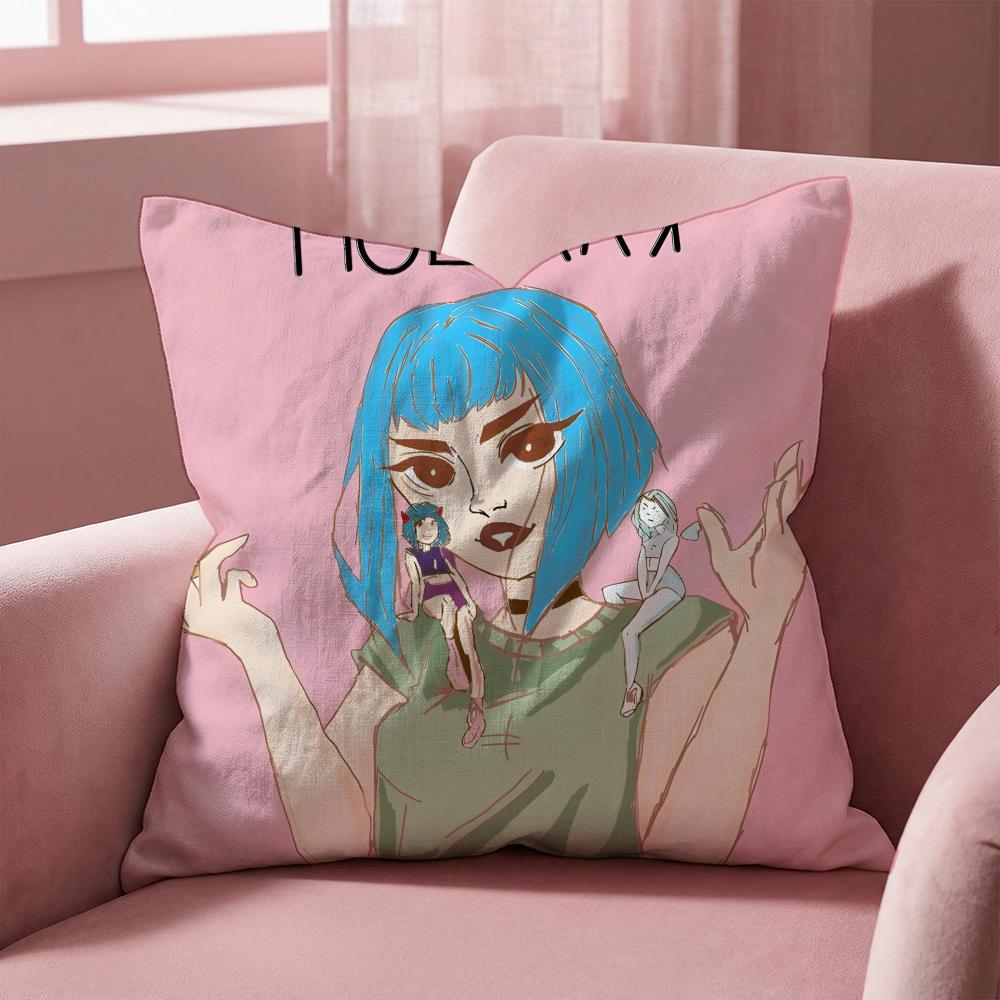 Poshlaya Molly Poshlaya Molly Cushion Cover Multi-Scene Pillow Cover for Home & Car - Reversible, Soft & Durable for Daily Use