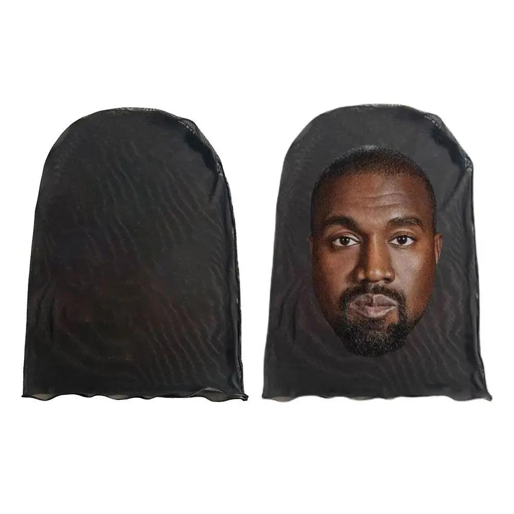 3D Seamless Magic Funny Celebrity Face Mask Unisex Bandana Tube Neckchief Gaiter Warmer Face Cover Head Scarf Headband Headwear