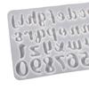 Resin Letter Molds Silicone Number Alphabets Mold DIY Epoxy Resin Casting Mould Keychain Pendant Ornament Jewelry Making