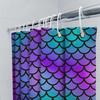 Rainbow Fish Scale Shower Curtain Bath Home Decor Waterproof Printed Fabric Size Options Available Free Shipping World Wide