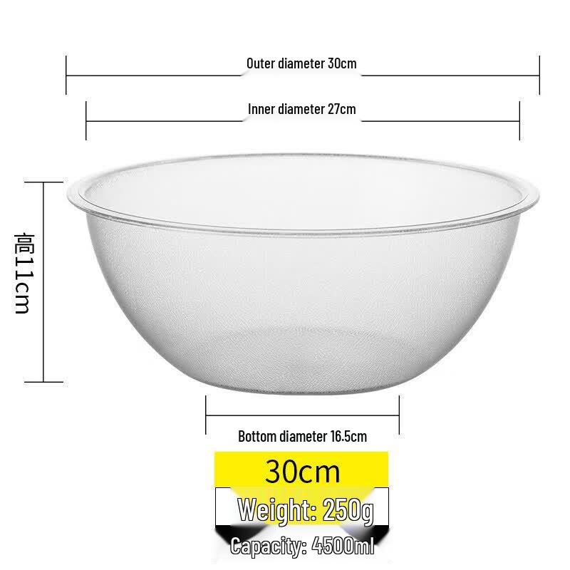 Multipurpose Transparent Acrylic Serving Bowl