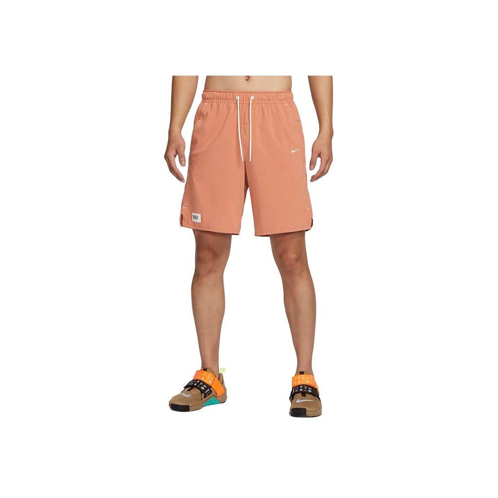 Nike Dri-Fit Solid Quick-Dry Woven Shorts Without Lining Men Bottoms Amber-Brown FQ0349-225