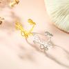 Cazador Adjustable Dragonfly Lotus Women's Ring Stainless Steel Jewelry Gold Color Finger Rings Gift 2026 Trend Wholesale New