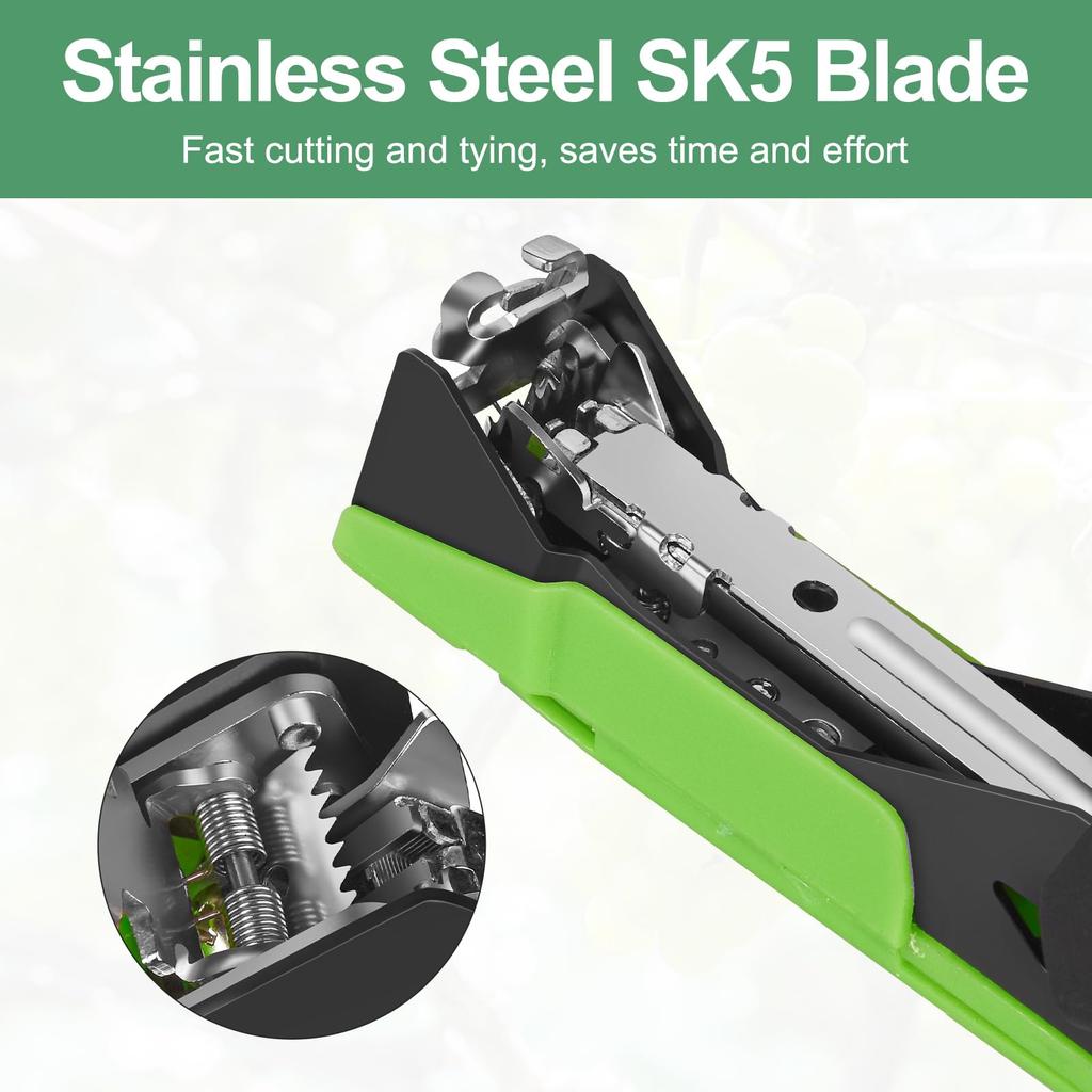 Plant Tying Machine, Lightweight Plant Tying Tape Tool To Tie Up Vine Quickly,  Tie Up Vine Tomatoes and Grapes Quickly Garden T