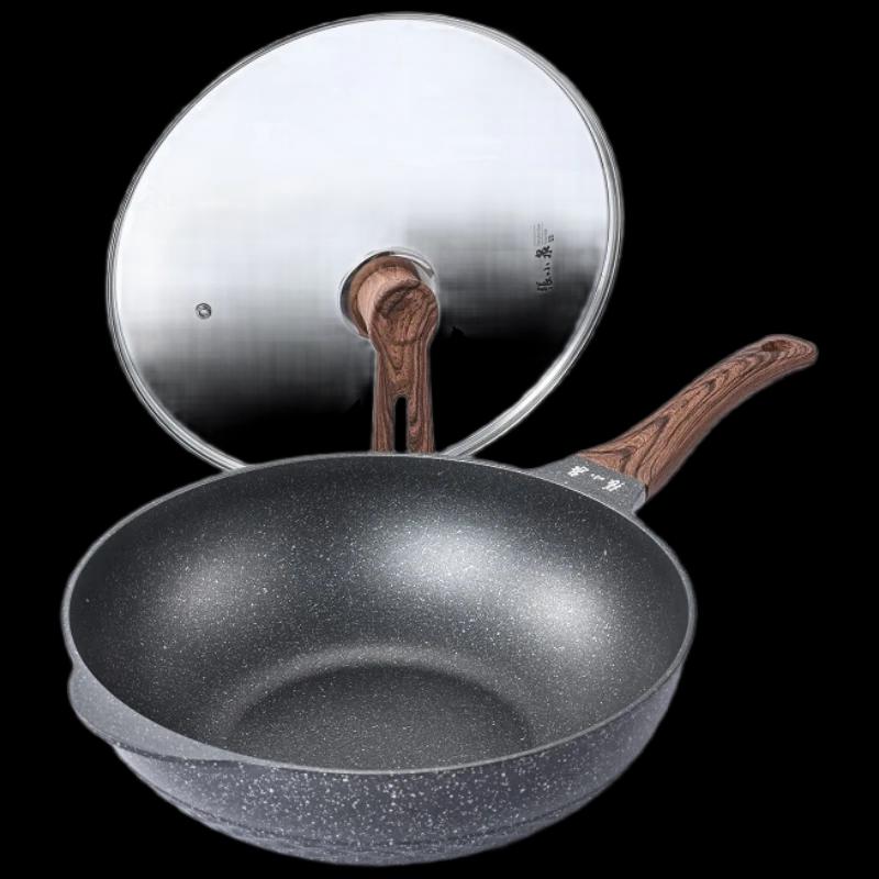 Zhang Xiao Quan Master Chef 32CM Non-Stick Wok with Lid